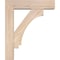 Ekena Millwork Imperial Block Smooth Bracket w/ Offset Brace, Douglas Fir, 5 1/2"W x 20"D x 24"H BKT0604X20X24IMP05SDF - alternate 2
